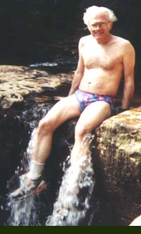 Sitting on a Waterfall